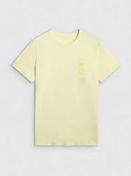 4F Koszulka w kolorze żółtym rozmiar: M. Żółte bezrękawniki 4F, m, bez wzorów, z bawełny, bez kołnierzyka, bez ramiączek. Za 39.12 zł.