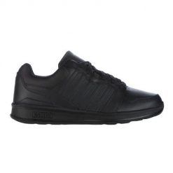 Sneakersy K-Swiss Rival Trainer. Czarne buty sportowe casual K-SWISS, bez wzorów, z gumy, bez zapięcia. Za 229.00 zł.