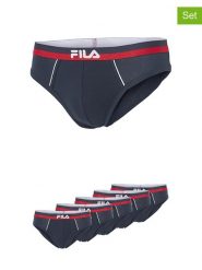 Fila Slipy (5 par) w kolorze granatowym rozmiar: L. Niebieskie slipki Fila, l, bez wzorów. Za 100.99 zł.