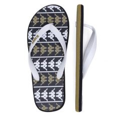 Japonki Kappa. Białe japonki Kappa, bez wzorów. Za 49.99 zł.
