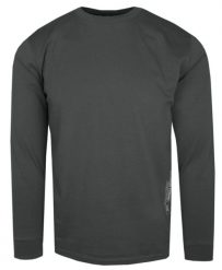 Koszulka z Długim Rękawem (Longsleeve) - Pako Jeans - Grafitowa. Szare bluzki z długim rękawem Pako Jeans, l, bez wzorów, z bawełny, bez kołnierzyka, bez ramiączek. Za 120.00 zł.