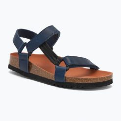 Sandały Scholl Heaven Ad Med. Niebieskie sandały Scholl, z materiału, bez zapięcia. Za 279.99 zł.