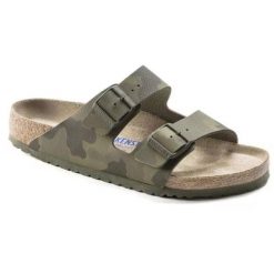 Klapki męskie Birkenstock Arizona BS regular. Zielone klapki Birkenstock, z denimu. Za 287.00 zł.