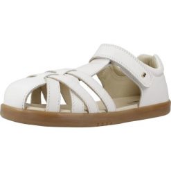 Sandały BOBUX CROSS JUMP Biały. Białe sandały BOBUX, ze skóry, bez zapięcia. Za 301.99 zł.