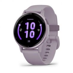 Zegarek Garmin Vivoactive 5, 42mm AMOLED Orchid. Fioletowe zegarki sportowe GARMIN. Za 1,125.99 zł.