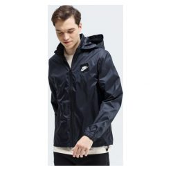 Nike Kurtka M Nsw Jdi Jkt Hd Wvn , czarny, rozmiar XXL. Czarne kurtki Nike, na jesień, m, bez wzorów, z materiału, bez kaptura. Za 279.99 zł.