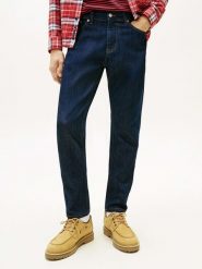 TOMMY JEANS Dżinsy - Tapered fit - w kolorze granatowym rozmiar: W32/L32. Niebieskie jeansy Tommy Jeans, l. Za 197.17 zł.