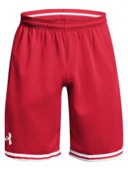 Under Armour Szorty sportowe "Perimeter" w kolorze czerwonym rozmiar: L. Czerwone krótkie spodenki sportowe Under Armour, l, bez wzorów, z materiału. Za 145.26 zł.