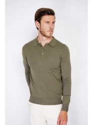 C& Jo Sweter w kolorze khaki rozmiar: 50. Brązowe swetry nierozpinane C& Jo, bez wzorów, bez kołnierzyka, bez ramiączek. Za 171.28 zł.