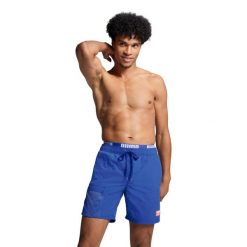 Kąpielówki męskie Puma, Utility Mid Shorts, Benjamin Blue. Niebieskie kąpielówki Puma, l, bez wzorów, z poliamidu. Za 238.99 zł.
