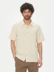 Jack & Jones Koszula Dobby 12277184 Beżowy Relaxed Fit. Brązowe koszule Jack & Jones, m, bez wzorów, z bawełny, bez kołnierzyka, bez ramiączek. Za 109.99 zł.