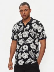 Jack&Jones Polo Guru 12250733 Czarny Standard Fit. Czarne koszulki polo Jack&Jones, m, bez wzorów, z bawełny, bez kołnierzyka, bez ramiączek. Za 119.99 zł.