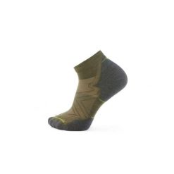 Skarpety biegowe męskie Run Targeted Cushion Ankle. Szare skarpety Smartwool, bez wzorów. Za 109.99 zł.