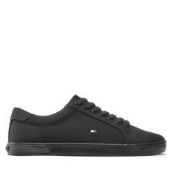 Tenisówki Tommy Hilfiger. Czarne trampki Tommy Hilfiger, m, bez wzorów, bez zapięcia. Za 219.99 zł.