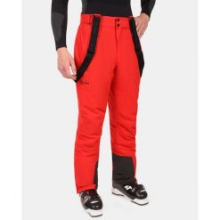 Męskie spodnie narciarskie Kilpi MIMAS-M. Czerwone spodnie narciarskie i snowboardowe Kilpi, m, bez wzorów, narciarskie. Za 731.89 zł.