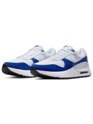 Nike Sneakersy "Air Max System" w kolorze biało-czerwonym rozmiar: 41. Białe buty sportowe casual Nike, bez wzorów, bez zapięcia. Za 337.41 zł.
