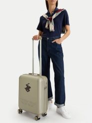 Beverly Hills Polo Club Walizka kabinowa CEO-BHPC-S-003-08-BEIGE Beżowy. Brązowe walizki Beverly Hills Polo Club, bez wzorów, z tworzywa sztucznego. Za 299.99 zł.