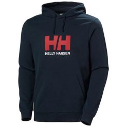 Bluza z kapturem Helly Hansen HH Logo 2.0. Niebieskie bluzy z kapturem Helly Hansen, na lato, m, bez wzorów, z bawełny, z kapturem. Za 311.60 zł.