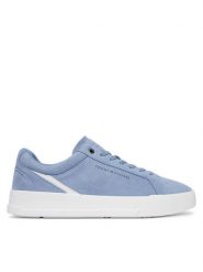 Tommy Hilfiger Sneakersy Th Court Premium Suede FM0FM05880 Niebieski. Niebieskie buty sportowe casual Tommy Hilfiger, bez wzorów, ze skóry, bez zapięcia. Za 449.99 zł.