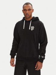Champion Bluza 221034 Czarny Regular Fit. Czarne bluzy Champion, m, bez wzorów, z bawełny, bez kaptura. Za 229.99 zł.