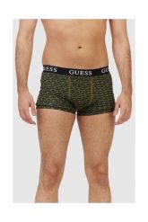 GUESS Zielone i morskie bokserki męskie 3 pack. Zielone bokserki Guess, l, z aplikacjami, z bawełny. W wyprzedaży za 99.99 zł.