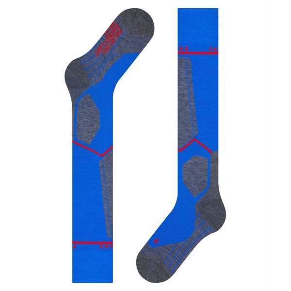 Podkolanówki Falke SK4 Energizer. Niebieskie skarpety Falke, bez wzorów. Za 216.00 zł.