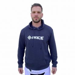 Bluza z kapturem Pride Racing Logo Heather Asphalt. Niebieskie bluzy PRIDE RACING, m, bez wzorów, z bawełny, z kapturem. W wyprzedaży za 226.50 zł.