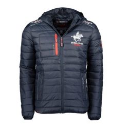 Geographical Norway BRICK NAVY GTX kurtka męska (WY6358H). Niebieskie kurtki Geographical Norway, na zimę, m, bez wzorów, z polaru. Za 249.00 zł.