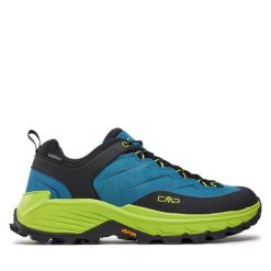 Trekkingi CMP. Niebieskie buty trekkingowe CMP, bez wzorów, bez zapięcia. Za 429.99 zł.