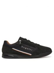 Bugatti Sneakersy Trevor 325-A3809-5555-1010 Czarny. Czarne buty sportowe casual Bugatti, bez wzorów, ze skóry, bez zapięcia. Za 252.99 zł.