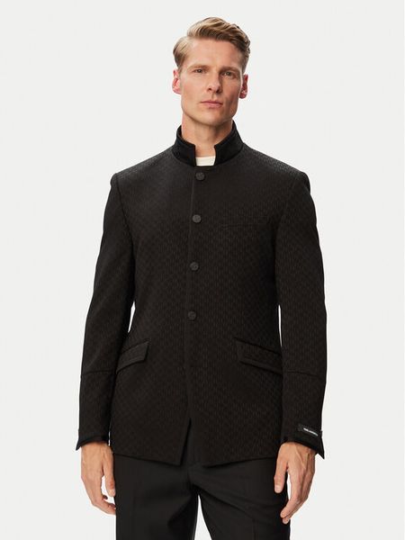 KARL LAGERFELD Marynarka Glory 155220 563115 Czarny Regular Fit. Czarne garnitury KARL LAGERFELD, m, bez wzorów, z syntetyku. Za 1,789.00 zł.