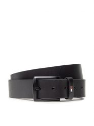 Tommy Hilfiger Pasek Męski Denton Matte 3.5 AM0AM08362 Czarny. Czarne paski Tommy Hilfiger, bez wzorów, ze skóry. Za 209.99 zł.