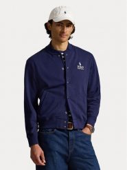 Polo Ralph Lauren Bluza 710B20169001 Granatowy Regular Fit. Niebieskie bluzy Polo Ralph Lauren, m, bez wzorów, z bawełny, bez kaptura. Za 1,599.00 zł.