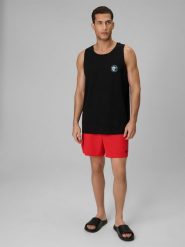 4F Spodenki plażowe boardshorty męskie - czerwone 3XL. Czerwone odzież kąpielowa 4F, m, bez wzorów, z materiału. Za 59.99 zł.