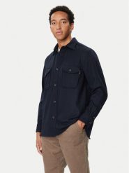 Tommy Hilfiger Kurtka koszulowa Classic MW0MW44603 Granatowy Regular Fit. Niebieskie kurtki Tommy Hilfiger, l, bez wzorów, z syntetyku, bez kaptura. Za 636.99 zł.