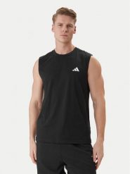 Adidas Koszulka techniczna Workout Essentials Feelready KA3523 Czarny Regular Fit. Czarne t-shirty sportowe Adidas, bez wzorów, z bawełny, bez ramiączek, na fitness i siłownię. Za 99.99 zł.