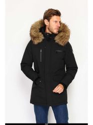 William de Faye Kurtka zimowa w kolorze czarnym rozmiar: 48. Czarne kurtki William de Faye, na zimę, bez wzorów, bez kaptura. Za 304.99 zł.