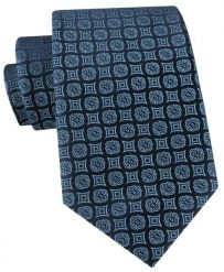Męski Krawat - Niebieski i Granat, Duże Grochy - Angelo di Monti. Niebieskie krawaty i muchy Angelo di Monti, bez wzorów, z tkaniny. Za 49.99 zł.