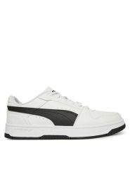 Puma Sneakersy Rebound Slam Lo 407169 09 Biały. Białe buty sportowe casual Puma, bez wzorów, ze skóry, bez zapięcia. Za 269.99 zł.