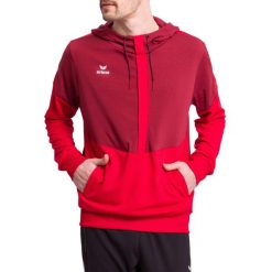 Hoodie Erima Squad. Czerwone swetry nierozpinane Erima, m, bez wzorów, z dresówki, bez kołnierzyka, bez ramiączek. W wyprzedaży za 121.50 zł.