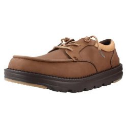 Buty HEY DUDE HD45649 FLINT MOC CLASSIC Brązowy. Brązowe buty turystyczne Hey dude, bez wzorów, z syntetyku, bez zapięcia, na fitness i siłownię. Za 357.99 zł.