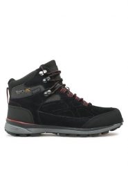Regatta Trekkingi Samaris Suede RMF575 Czarny. Czarne botki sznurowane Regatta, bez wzorów, ze skóry, bez obcasa, bez zapięcia. Za 349.99 zł.
