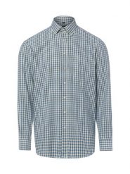 Andrew James koszula flanelowa Mężczyźni Regular Fit Bawełna (100%) niebieski|biały, M. Białe koszule Andrew James, m, bez wzorów, z bawełny, bez kołnierzyka, bez ramiączek. Za 249.95 zł.