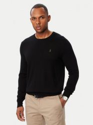 Polo Ralph Lauren Sweter 710954589004 Czarny Regular Fit. Czarne swetry rozpinane Polo Ralph Lauren, m, bez wzorów, z wełny, bez kołnierzyka, bez ramiączek. Za 919.99 zł.