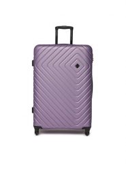 WITTCHEN Walizka duża 56-3A-753-25 Fioletowy. Fioletowe walizki Wittchen, bez wzorów, z tworzywa sztucznego, duże. Za 379.99 zł.