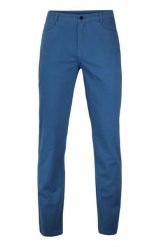 Casualowe Spodnie Męskie, Bawełniane, Chinos, Zwężane Nogawki - Niebieskie, Indygo. Niebieskie eleganckie spodnie Ezreal, m, z bawełny. Za 169.00 zł.