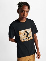 Converse Koszulka w kolorze czarnym rozmiar: XS. Czarne bezrękawniki Converse, xs, bez wzorów, bez kołnierzyka, bez ramiączek. Za 70.24 zł.
