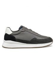 Geox Sneakersy "Branthon" w kolorze szarym rozmiar: 44. Szare buty sportowe casual Geox, bez wzorów, z materiału, bez zapięcia. Za 217.99 zł.