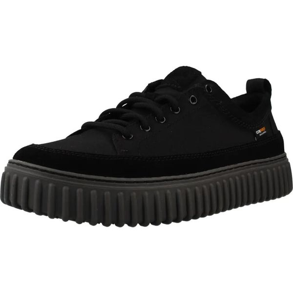 Buty CLARKS 26328229C TORHILL LACE Brązowy. Brązowe buty turystyczne Clarks, bez wzorów, z tkaniny, bez zapięcia, na fitness i siłownię. Za 392.99 zł.