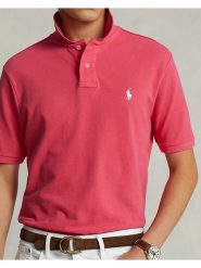 Ralph Lauren Underwear Koszulka polo w kolorze różowym rozmiar: XL. Różowe koszulki polo Ralph Lauren Underwear, xl, bez wzorów, z bawełny, bez kołnierzyka, bez ramiączek. Za 402.53 zł.
